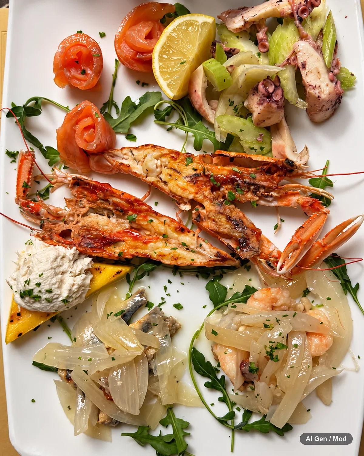 Antipasto misto di pesce a La Vida, Venezia