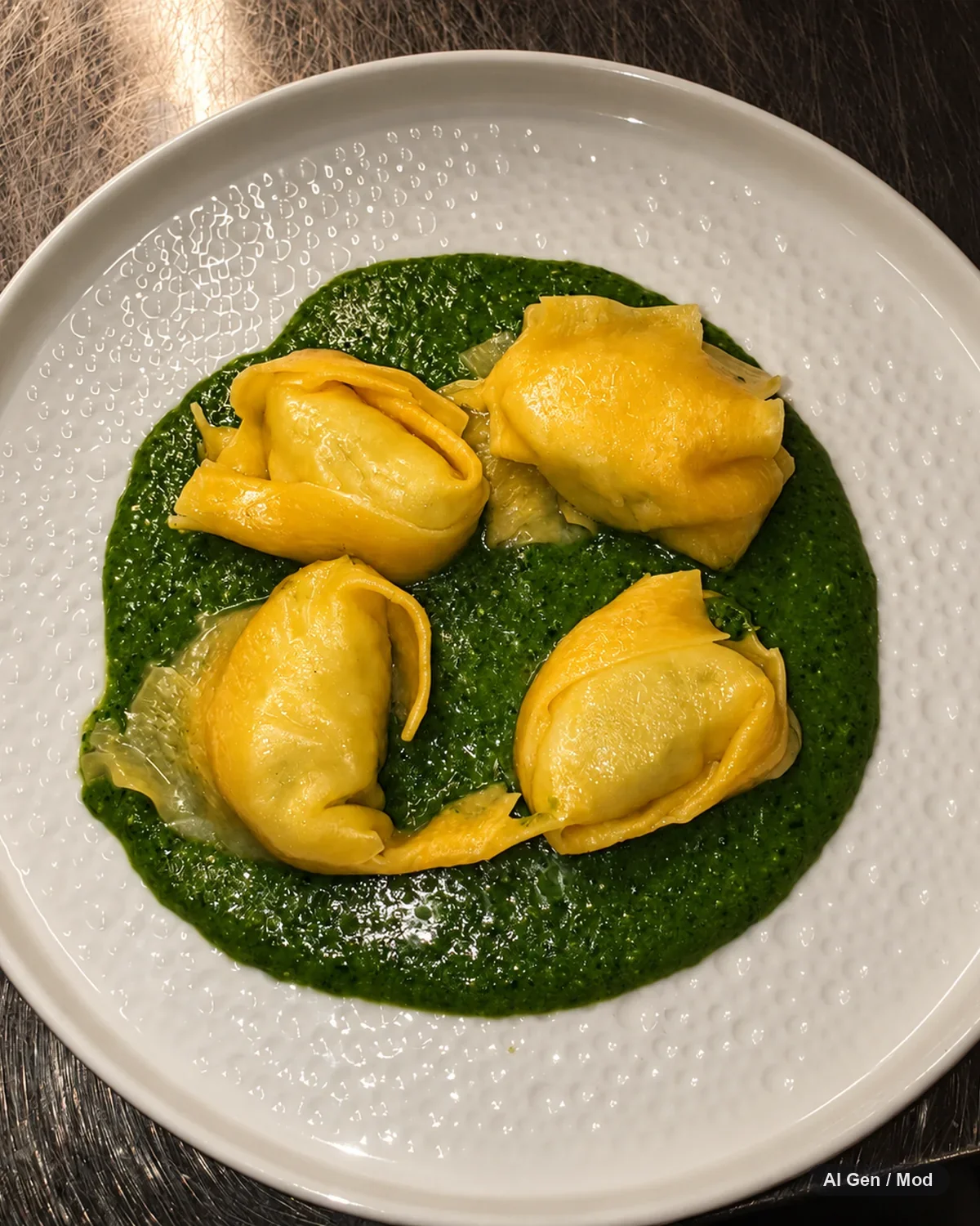 Gran tortelloni funghi, zucchine e grana a La Vida, Venezia