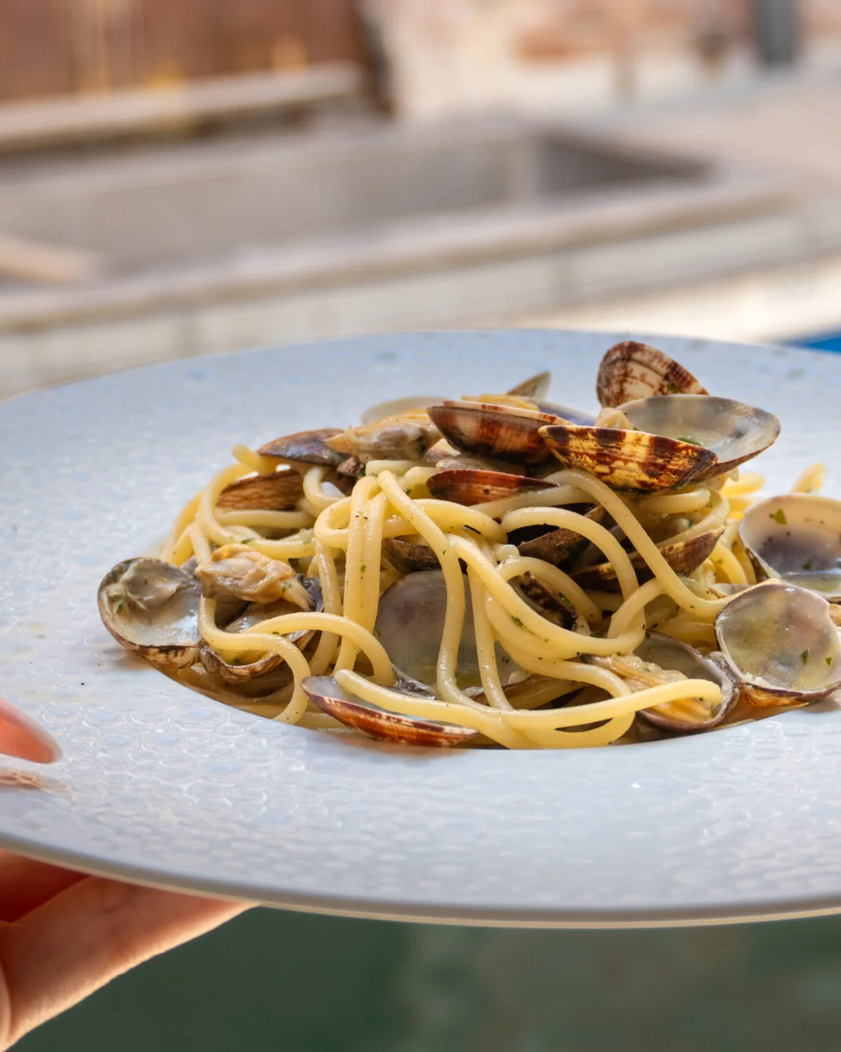 Spaghetti alle vongole a La Vida, Venezia